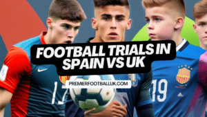 Football trials in Spain vs UK