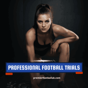 How many clubs offer professional football trials for women?